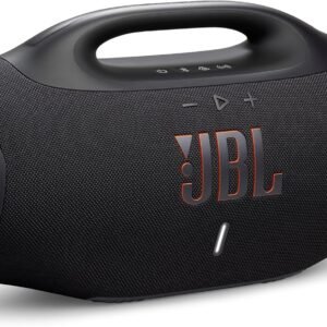 JBL Boombox 4 Portable Bluetooth Speaker, Waterproof, Deep Bass – Black | Up To 34 Hours Playtime, IP68 Dustproof, AI Sound Boost For Louder Clearer Audio,…