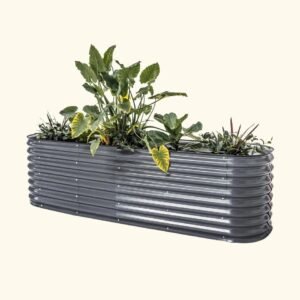 26″ Tall 9 In 1 Large Modular Metal Raised Garden Bed Kit