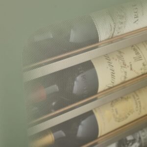 22-Bottle Frameless Glass Wine Refrigerator – Sage Green