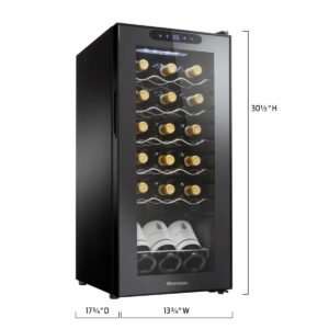 18-Bottle Compressor Wine Cooler