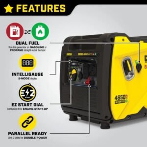 Champion 200994 3650/4650W Dual Fuel Inverter Generators.