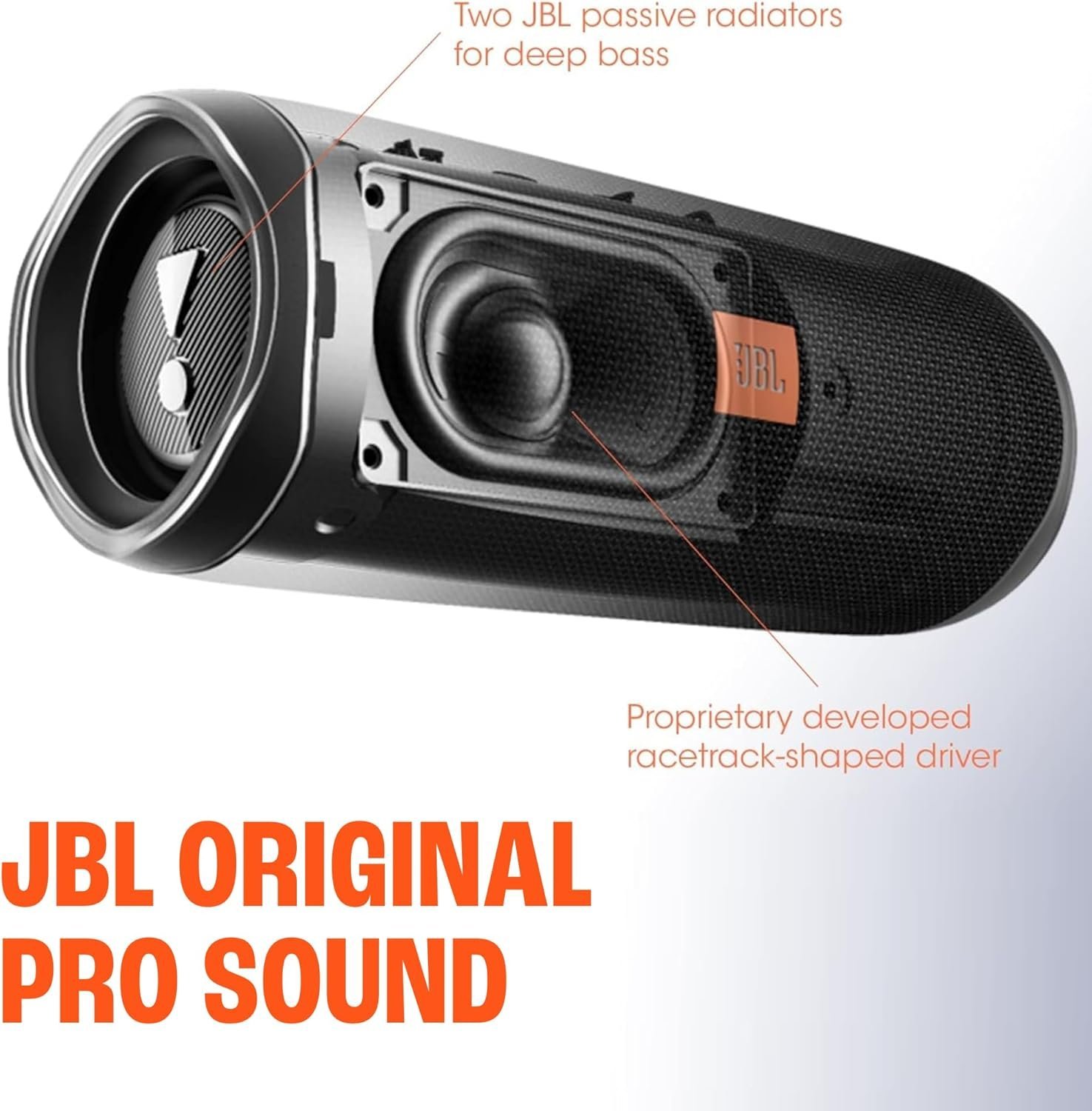 JBL FLIP 5, Waterproof Portable Bluetooth Speaker, Black, Small | Sounds better than ever, Bring the party anywhere, Make a splash with IPX7 waterproof design, A rainbow of colours - Image 3