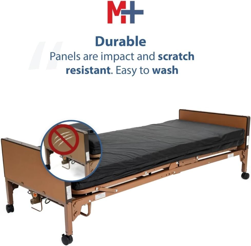 Fully Electric Hospital Bed Set – Foam Mattress, Half Rails Included – Enhanced Comfort, Convenience - Image 4