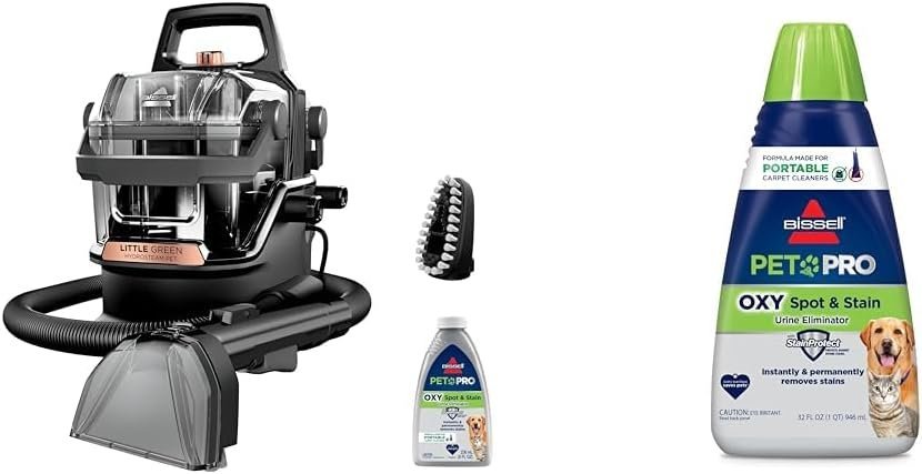 BISSELL Little Green HydroSteam Multi-Purpose Portable Carpet and Upholstery Cleaner, Car and Auto Detailer, 3618 - Image 16