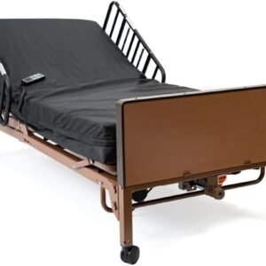 Fully Electric Hospital Bed Set – Foam Mattress, Half Rails Included – Enhanced Comfort, Convenience