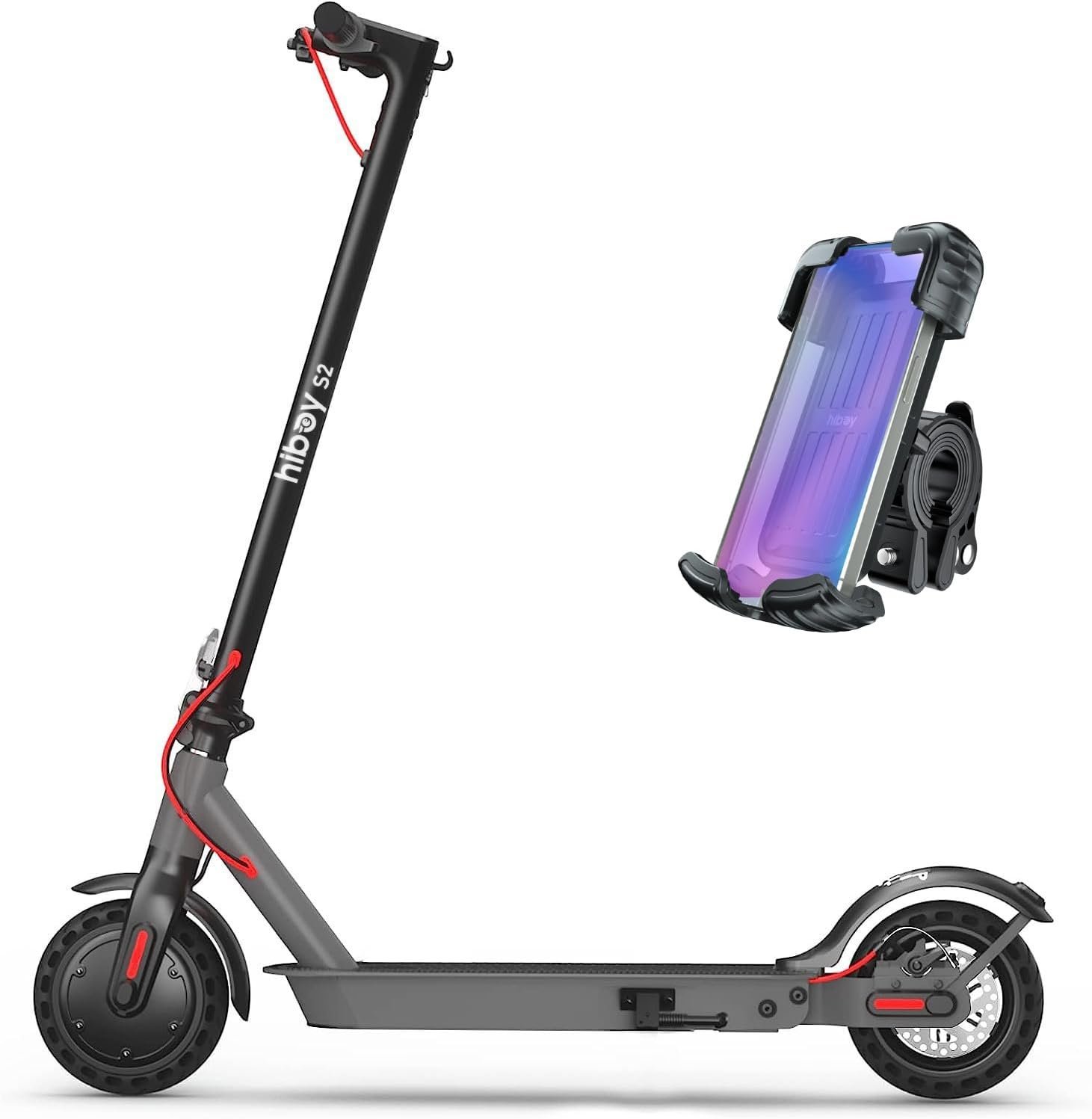 Hiboy S2 Electric Scooter – 8.5″ Solid Tires – Up to 17 Miles Long-Range & 19 MPH Portable Folding Commuting Scooter for Adults with Double Braking System and App - Image 9