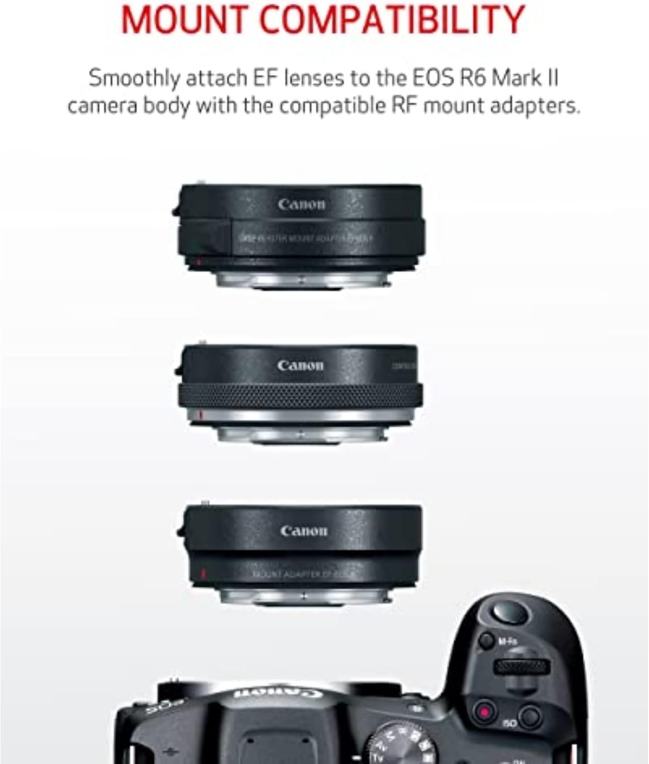 Canon EOS R6 Mark II Mirrorless Camera RF24-105mm F4-7.1 is STM Lens Kit, Full-Frame Hybrid Camera, 24.2 Megapixel CMOS Sensor, Photo and Video Capabilities, Black | 24.2MP Full-Frame, Digic X, Dual Pixel CMOS Af Ii, Ibis Up to 8 Stops, 6k→4k60, Rf 24-105 - Image 5