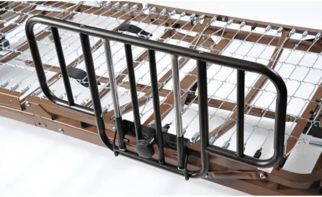 Fully Electric Hospital Bed Set – Foam Mattress, Half Rails Included – Enhanced Comfort, Convenience - Image 9