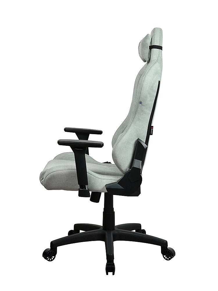 Arozzi – Vernazza Soft Fabric Gaming Chair – Pearl Green - Image 4