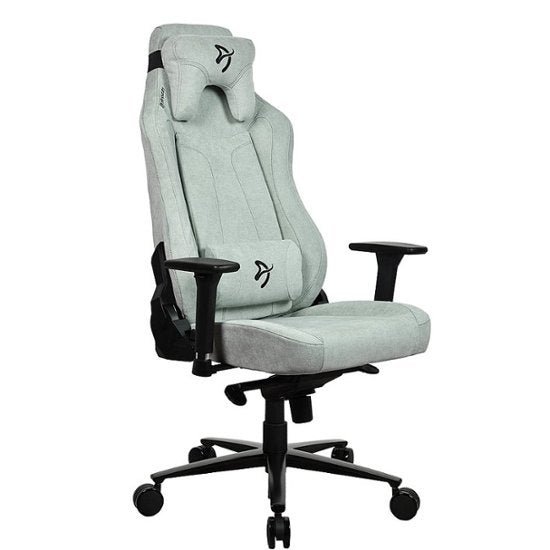 Arozzi – Vernazza Soft Fabric Gaming Chair – Pearl Green - Image 6