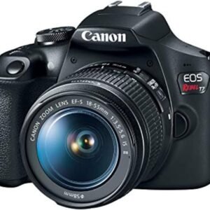 Canon EOS Rebel T7 DSLR Camera EF-S 18-55mm f/3.5-5.6 is II Lens Kit, 24.1 Megapixel CMOS (APS-C) Sensor, Full HD Videos, Built-in Wi-Fi, Beginner Photographers, Digital Camera, Black | 24.1MP Aps-C CMOS, Full HD 1080p, Built-in WI-FI and Nfc, Iso 100-640
