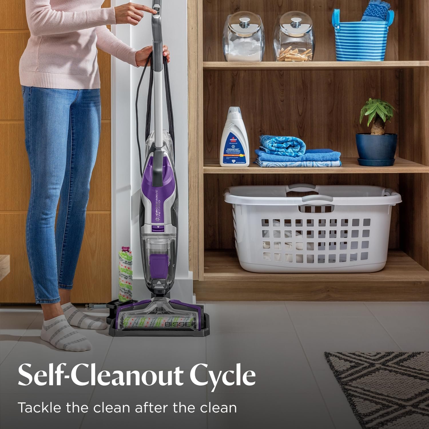 Bissell Crosswave Turbo Vacuum Mop All in One Wet and Dry Vac Combo Hard Floor & Area Rug Cleaner, 3888A - Image 13