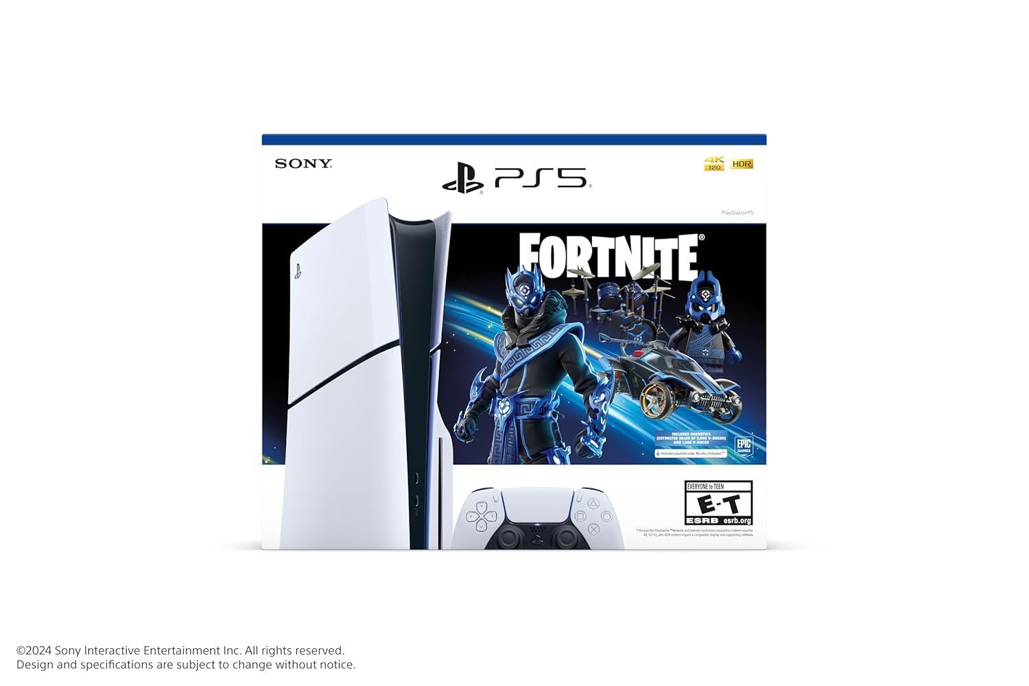 PlayStation PS5 Console – Fortnite Cobalt Star Disc Edition - Image 2