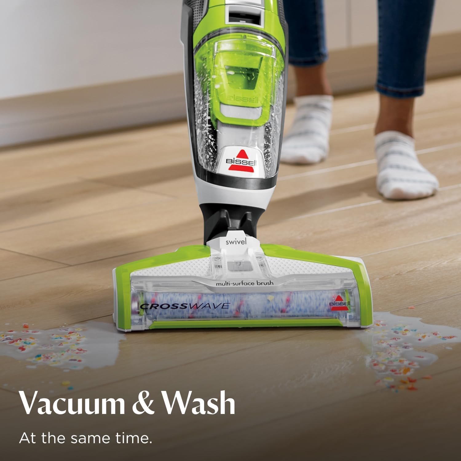 Bissell Crosswave Turbo Vacuum Mop All in One Wet and Dry Vac Combo Hard Floor & Area Rug Cleaner, 3888A - Image 6