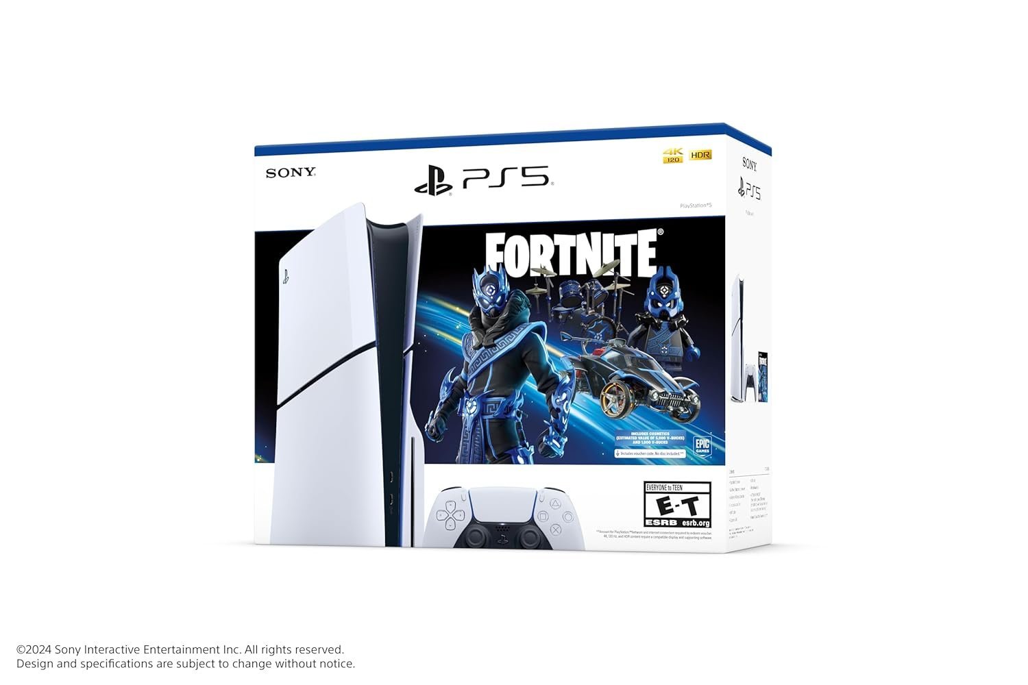 PlayStation PS5 Console – Fortnite Cobalt Star Disc Edition - Image 4