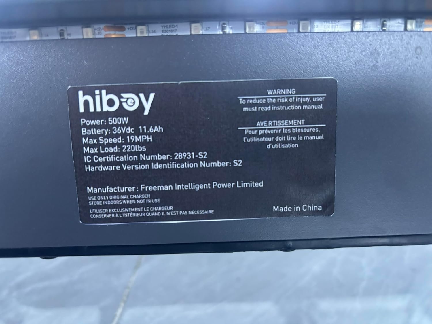 Hiboy S2 Pro Electric Scooter, 500W Motor, 10″ Solid Tires, 25 Miles Range, 19 Mph Folding Commuter Electric Scooter for Adults - Image 8