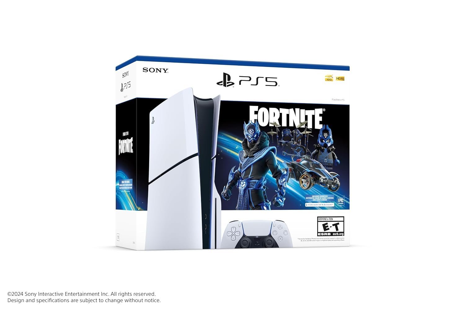PlayStation PS5 Console – Fortnite Cobalt Star Disc Edition - Image 3