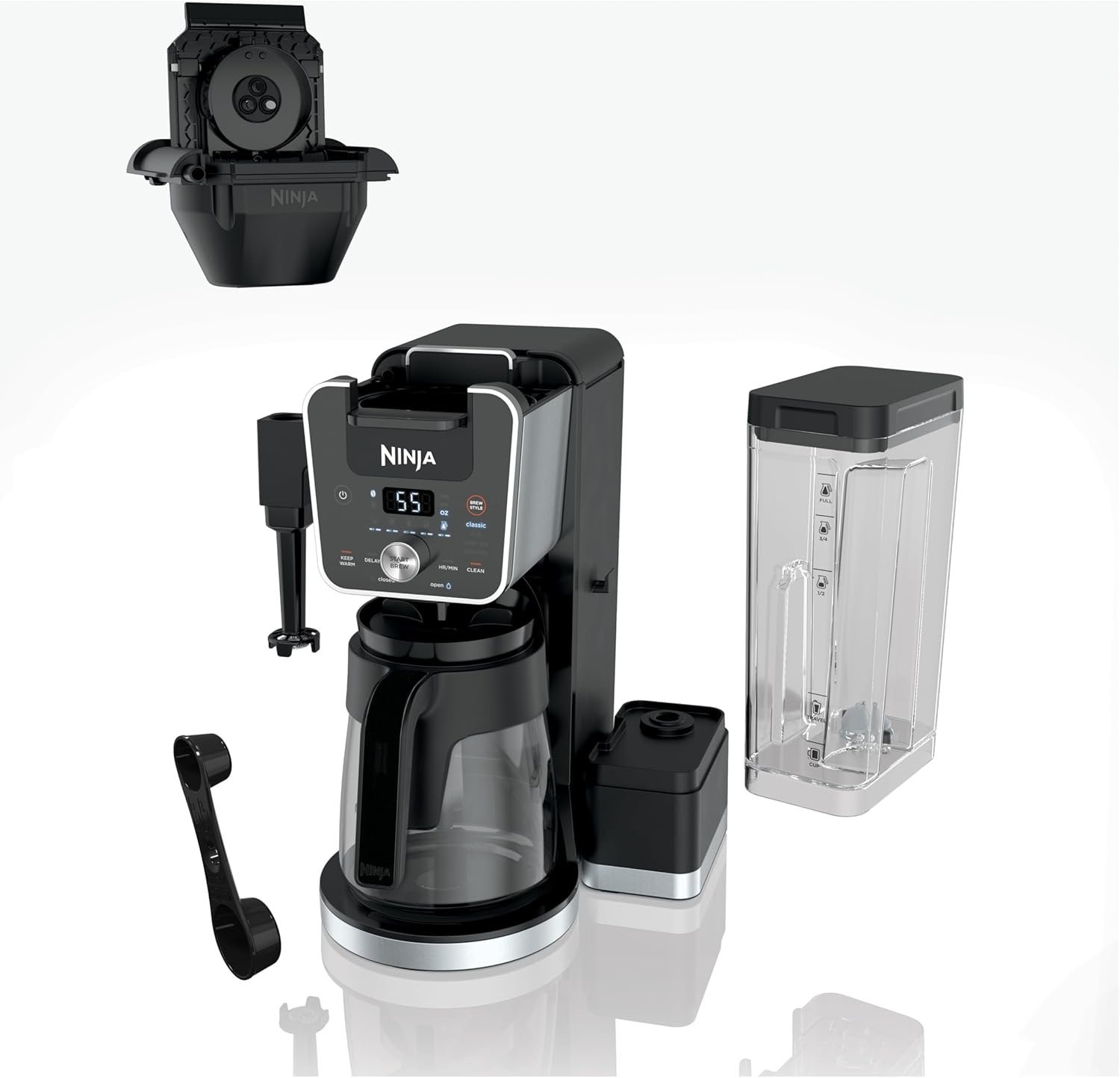Ninja Hot and Iced Coffee Maker, Single Serve Coffee Maker and Drip Coffee Machine, DualBrew Pro Specialty 12-Cup with K-Cup Combo, Includes Permanent Filter, CFP307 - Image 9