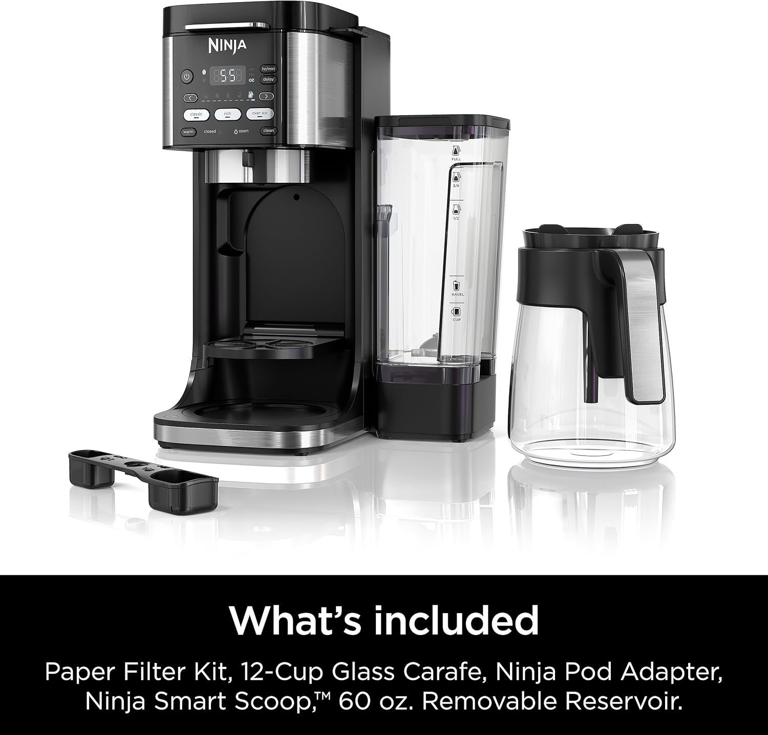 Ninja Hot and Iced Coffee Maker, Single Serve Coffee Maker and Drip Coffee Machine, DualBrew Pro Specialty 12-Cup with K-Cup Combo, Includes Permanent Filter, CFP307 - Image 26
