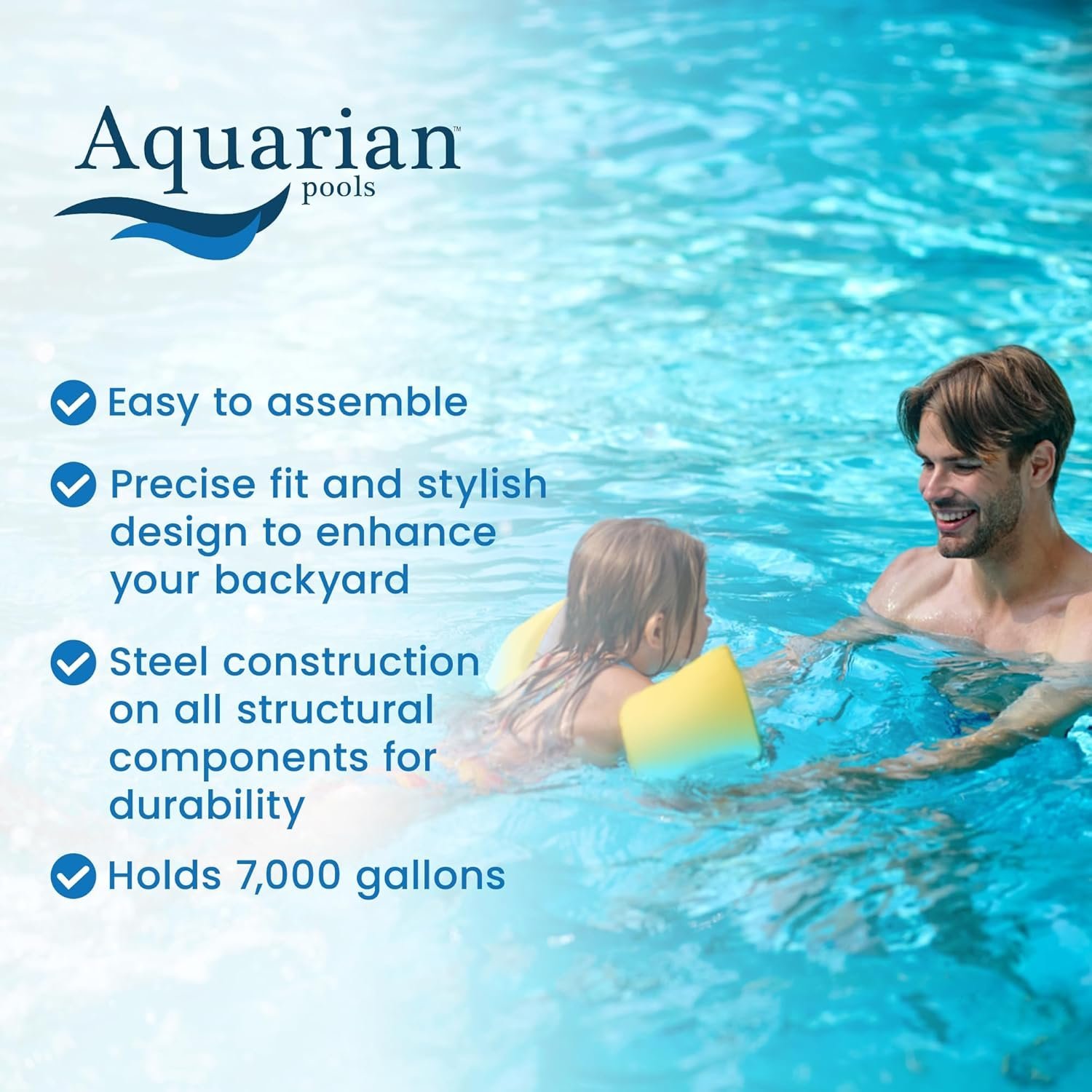 Aquarian 21ft x 52in Round Above Ground Pool – Phoenix Series - Image 3