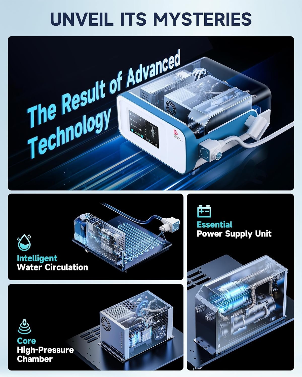 PerVita Medical Focused Shock Wave Therapy Machine Extracorporeal Shockwave ED Therapy Electromagnetic Focal ESWT Machine for Joint and Muscle Pain Relief Non-Invasive Pain-Free No Side Effects PSP30 - Image 6