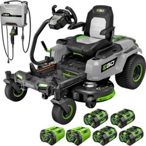 EGO Power+ Z6 e-Steer Zero Turn Electric Riding Lawn Mower, 42″ – ZT4215S