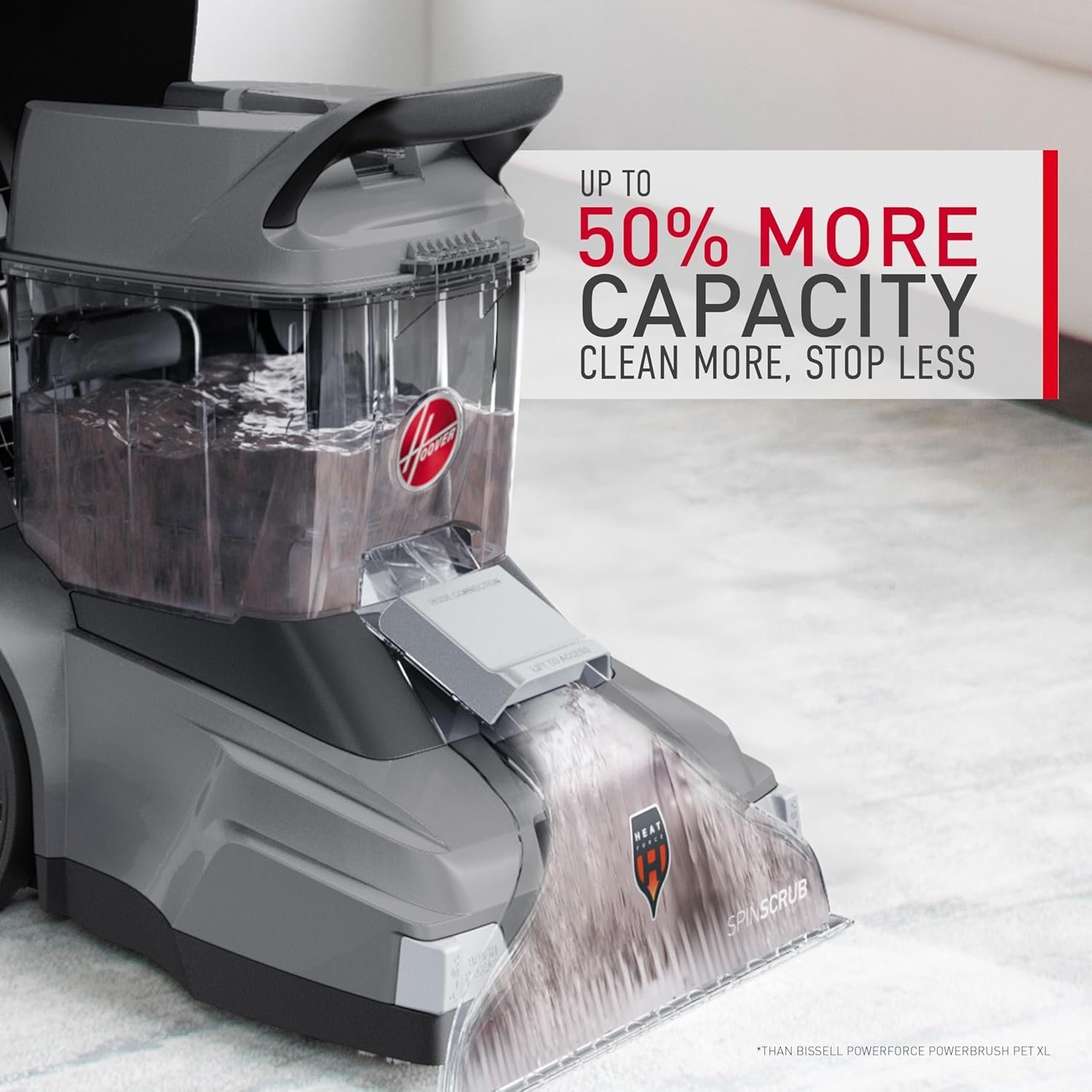 Hoover PowerScrub Deluxe Carpet Cleaner Machine for Carpet and Upholstery, Deep Cleaning Carpet Shampooer Machine with Multi-Purpose Tools, Pair Carpet Cleaner Solution - Image 20