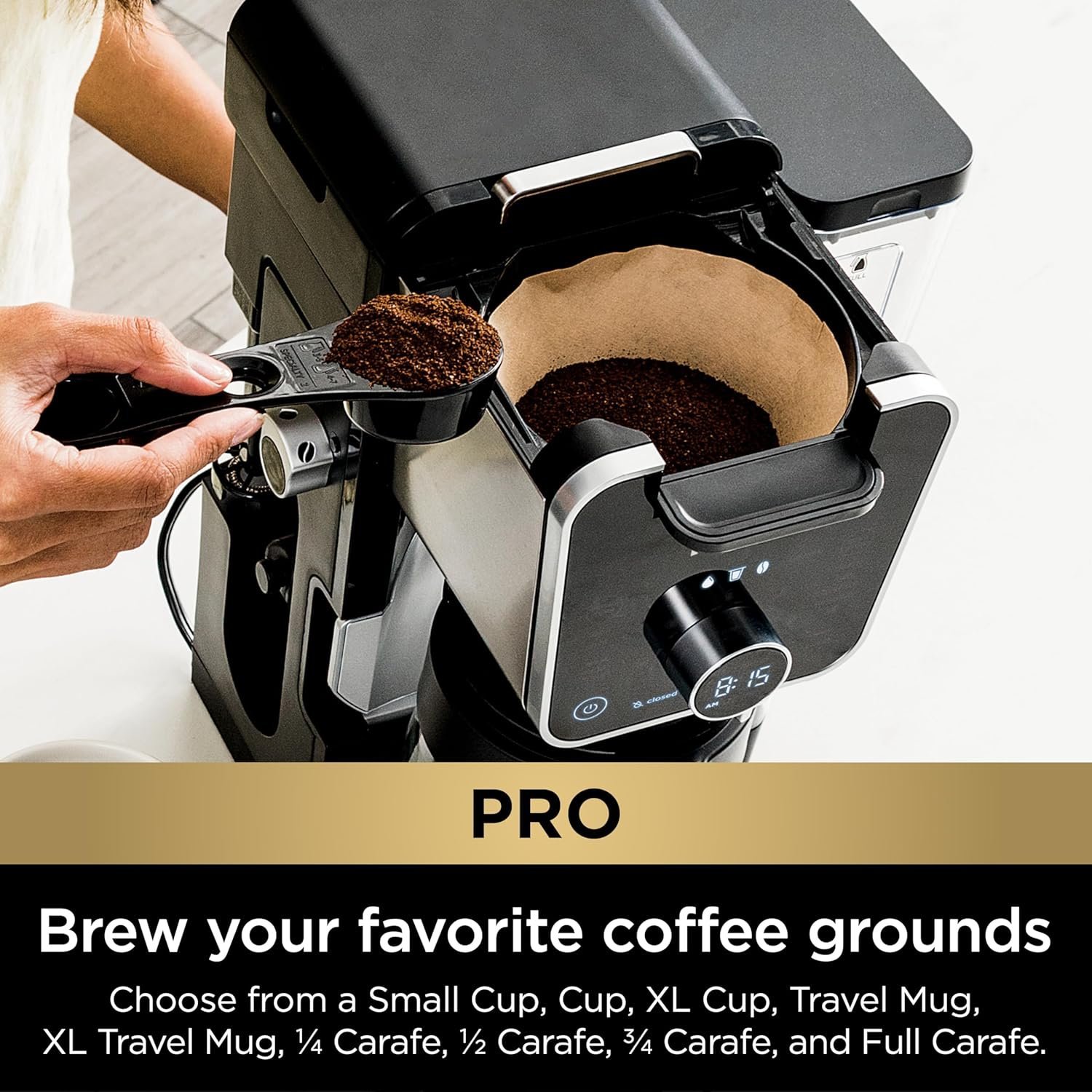 Ninja Hot and Iced Coffee Maker, Single Serve Coffee Maker and Drip Coffee Machine, DualBrew Pro Specialty 12-Cup with K-Cup Combo, Includes Permanent Filter, CFP307 - Image 29