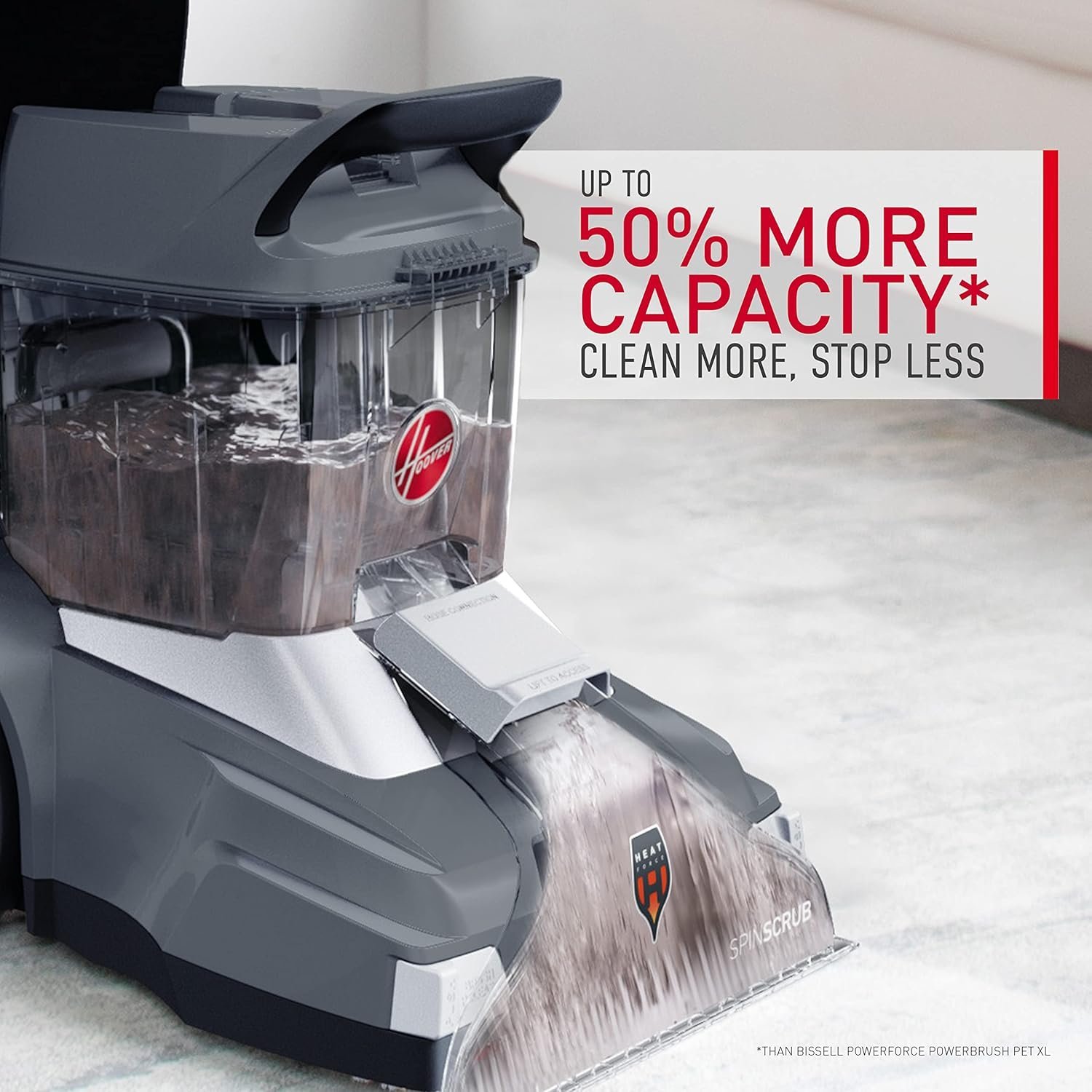 Hoover PowerScrub Deluxe Carpet Cleaner Machine for Carpet and Upholstery, Deep Cleaning Carpet Shampooer Machine with Multi-Purpose Tools, Pair Carpet Cleaner Solution - Image 2