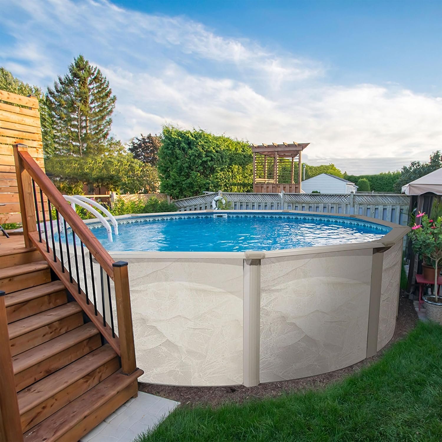 Aquarian 21ft x 52in Round Above Ground Pool – Phoenix Series - Image 4