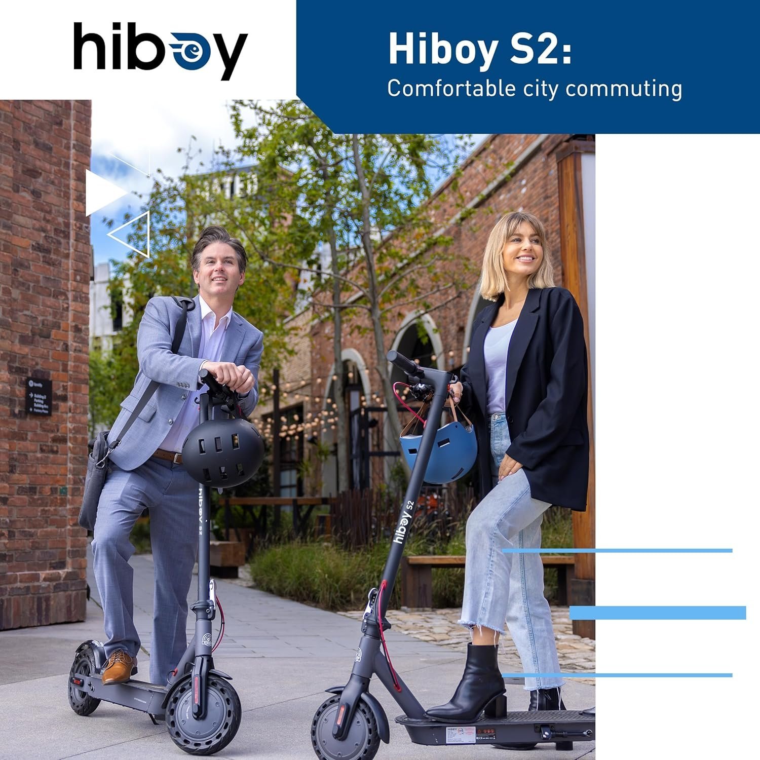 Hiboy S2 Electric Scooter – 8.5″ Solid Tires – Up to 17 Miles Long-Range & 19 MPH Portable Folding Commuting Scooter for Adults with Double Braking System and App - Image 7