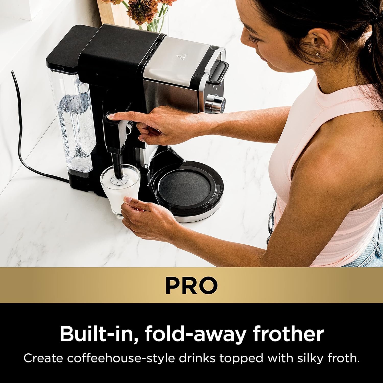 Ninja Hot and Iced Coffee Maker, Single Serve Coffee Maker and Drip Coffee Machine, DualBrew Pro Specialty 12-Cup with K-Cup Combo, Includes Permanent Filter, CFP307 - Image 12