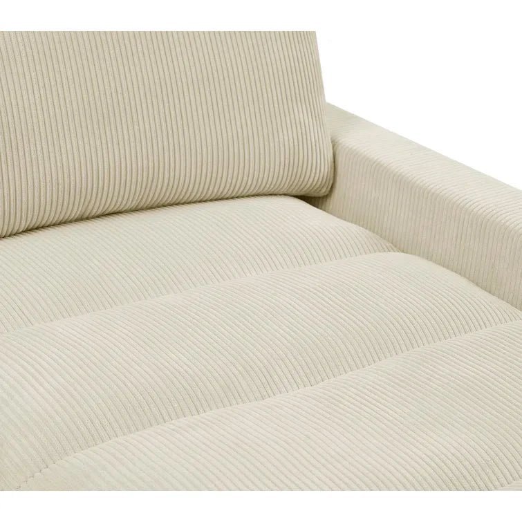 Aristedes 6 – Piece Corduroy Sectional - Image 6