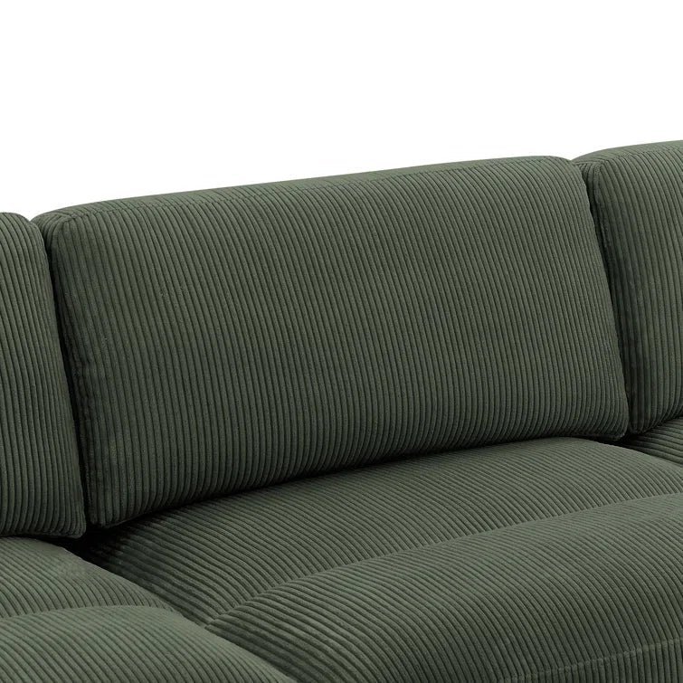 Aristedes 6 – Piece Corduroy Sectional - Image 11