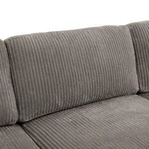 Atossa 2 – Piece Corduroy Sectional