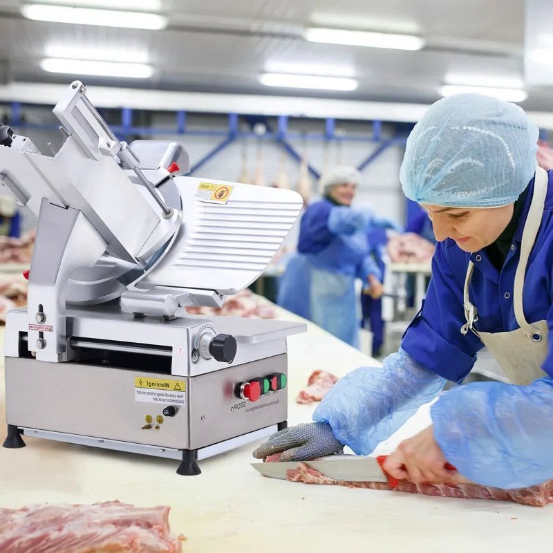 Home Electric Meat Slicer – Fully or Semi-Automatic Deli Slicing Machine