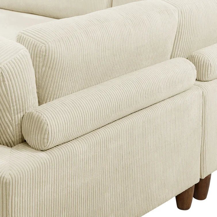 Espinosa 6 – Piece Corduroy Sectional - Image 13