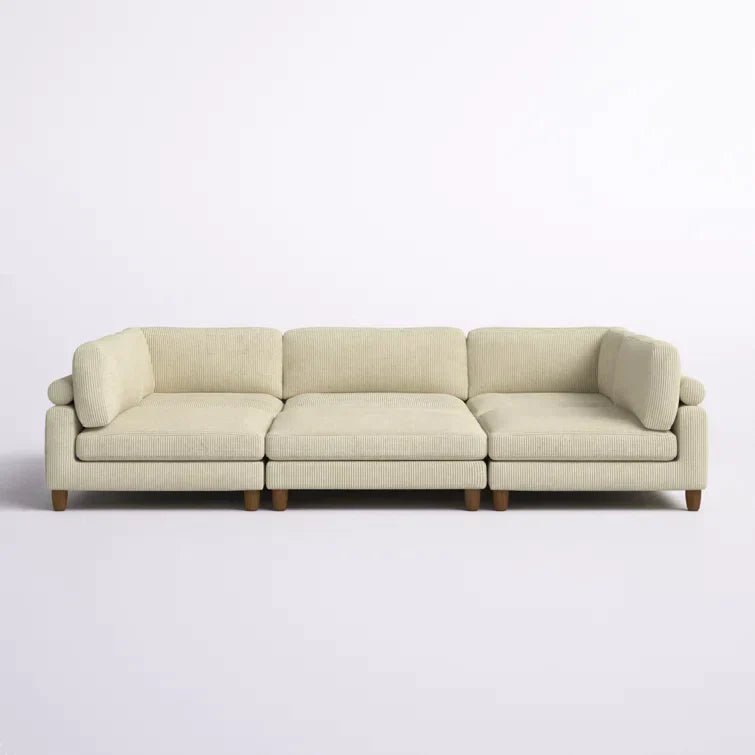Espinosa 6 – Piece Corduroy Sectional - Image 8