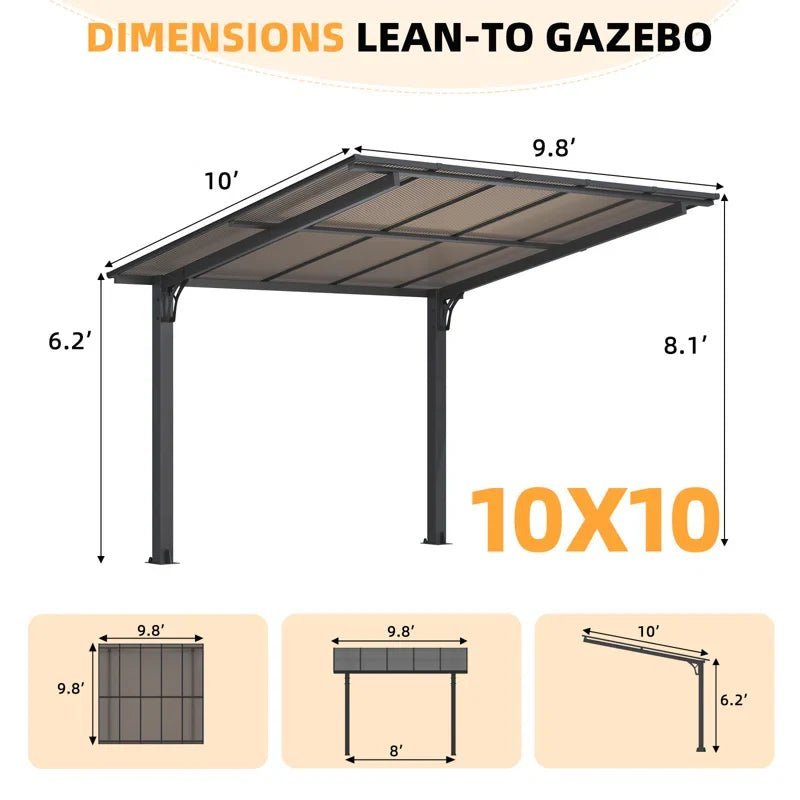 Freestanding Gazebo Outdoor Pergola For Patio - Image 7