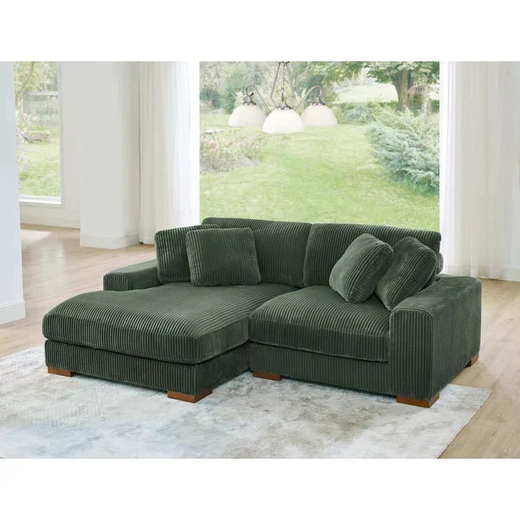 Gwendoly 89.5″ Wide Left Hand Facing Sofa and Chaise - Image 13