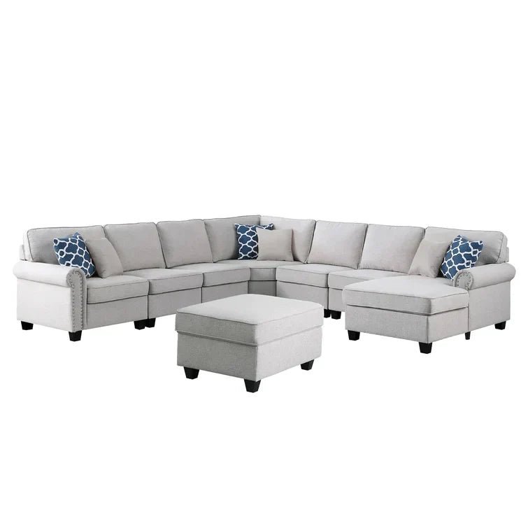 Ketterer 8 – Piece Upholstered Sectional - Image 5