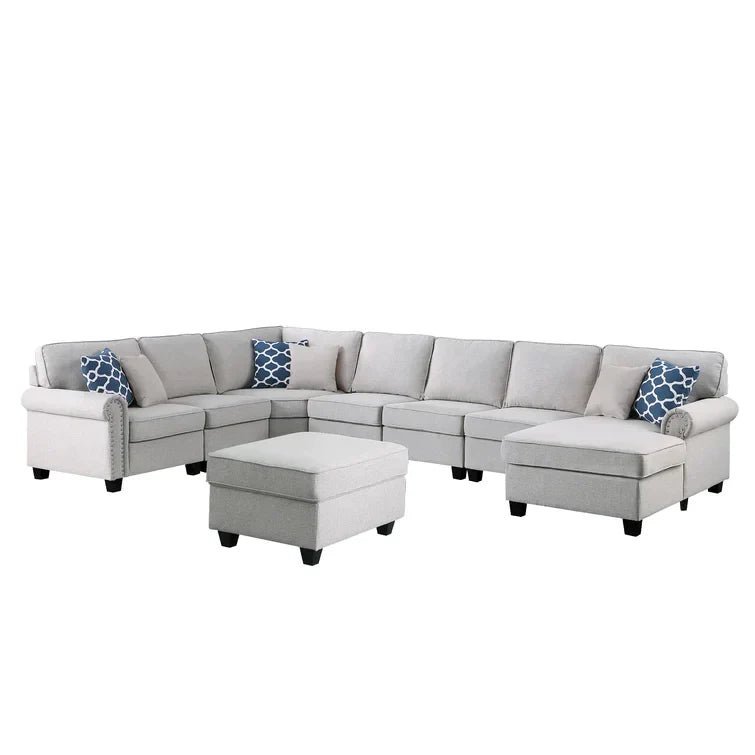 Ketterer 8 – Piece Upholstered Sectional - Image 6