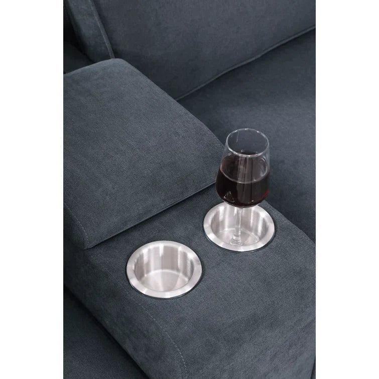 Kettner 136.35″ Wide Reversible Modular Corner Sectional with Ottoman - Image 4