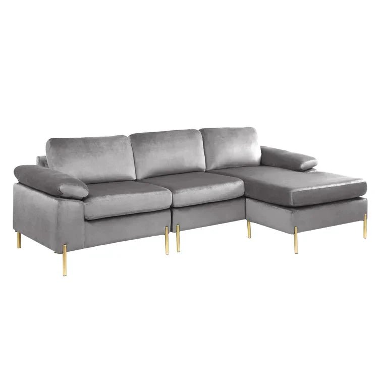 Lian 2 – Piece Velvet Sectional - Image 6