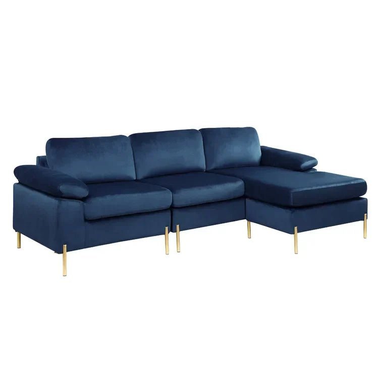 Lian 2 – Piece Velvet Sectional - Image 13