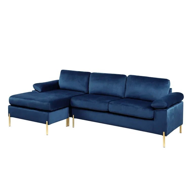 Lian 2 – Piece Velvet Sectional - Image 14
