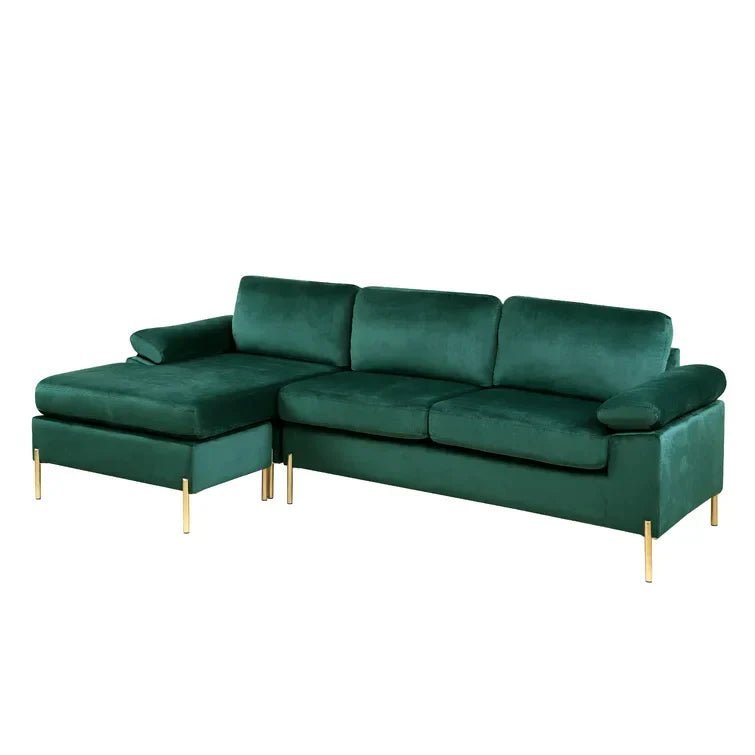 Lian 2 – Piece Velvet Sectional - Image 9