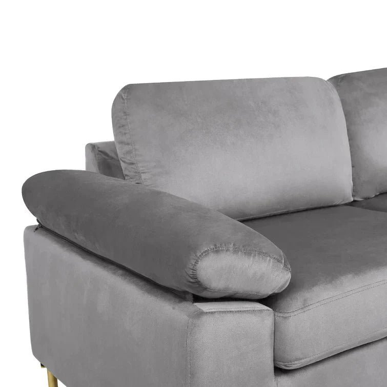 Lian 2 – Piece Velvet Sectional - Image 3