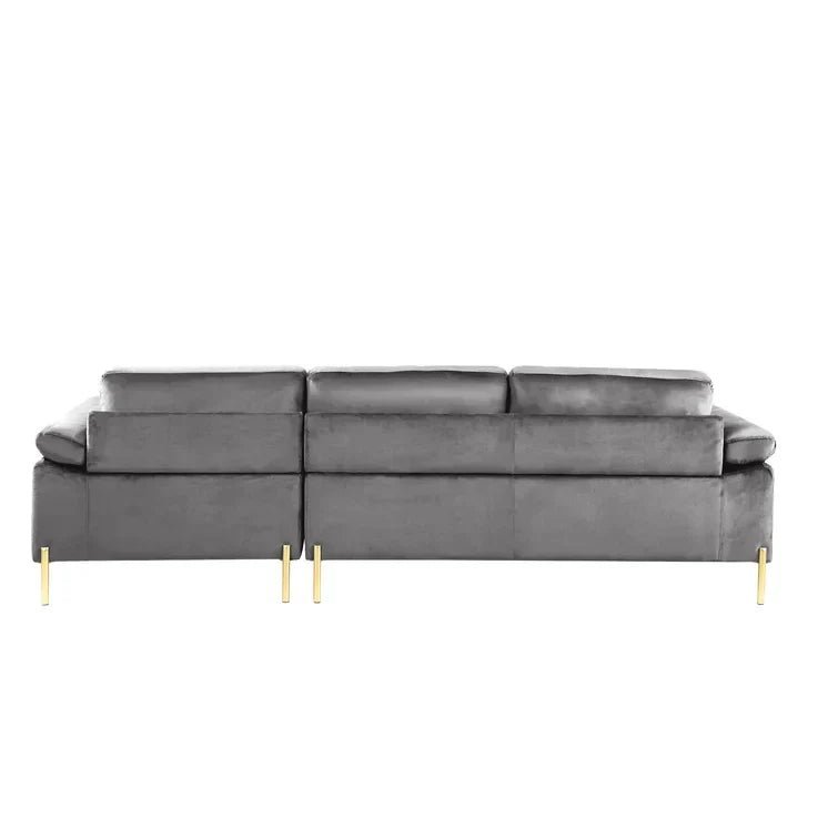 Lian 2 – Piece Velvet Sectional - Image 4