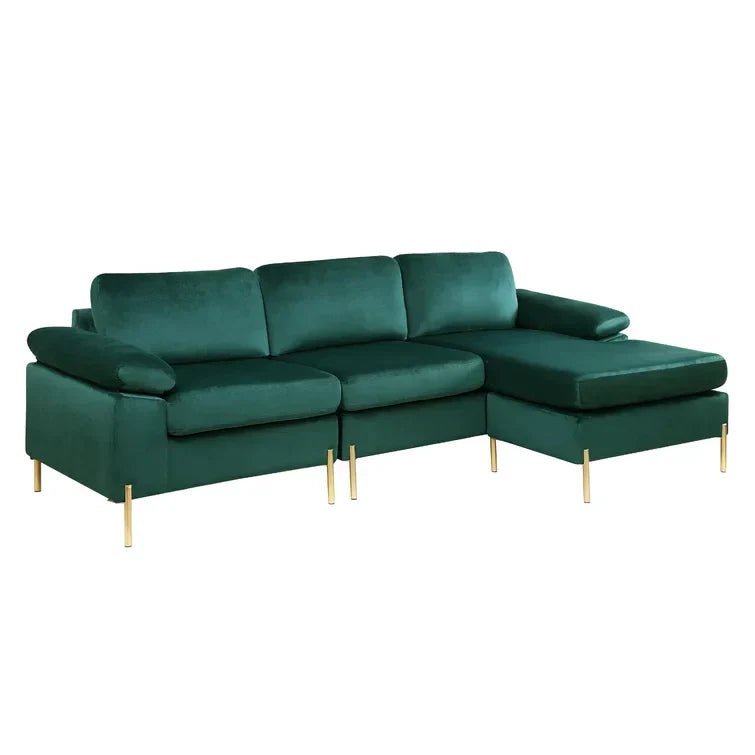 Lian 2 – Piece Velvet Sectional - Image 11